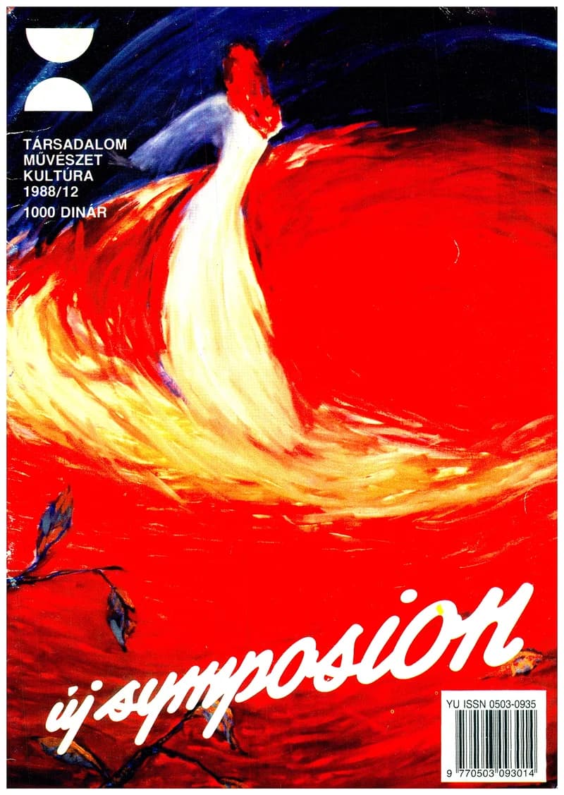 Új Symposion, 24. évf. 1988. december. 276. sz. 1–72. oldal