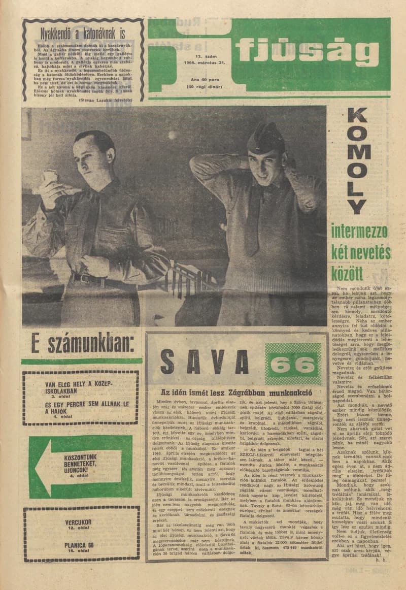 Ifjúság, 22. évf. 1966. március 31. 13. sz.