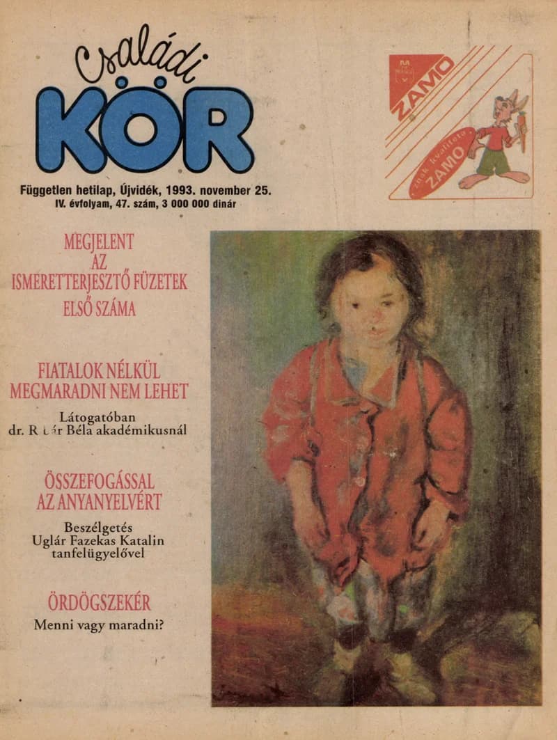 Családi Kör, 4. évf. 1993. november 25. 47. sz.