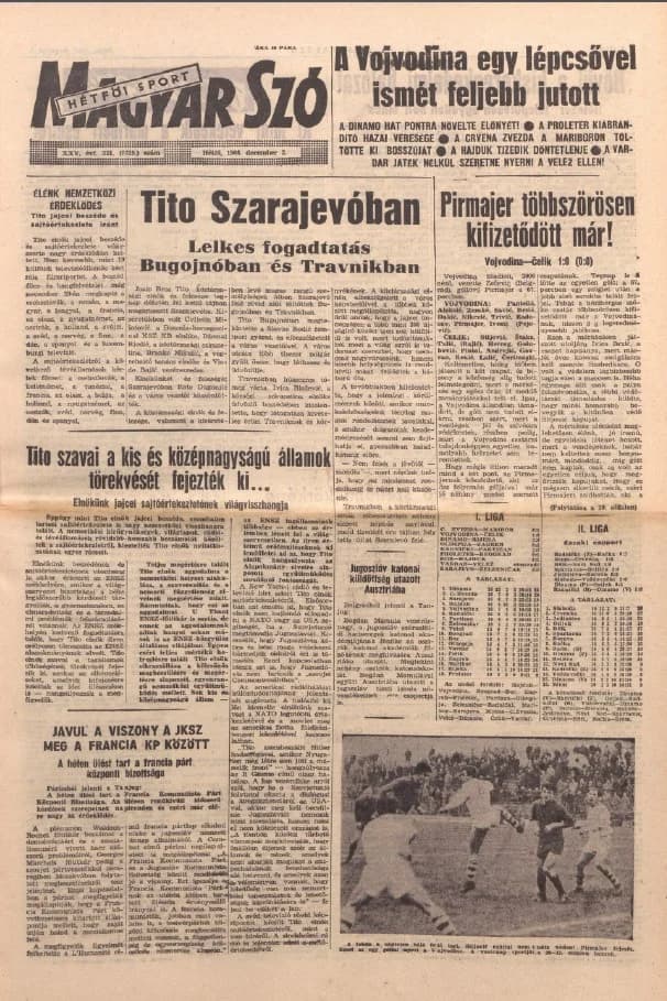 Magyar Szó, 25. évf. 1968. december 2. 331. sz. 1–14. oldal