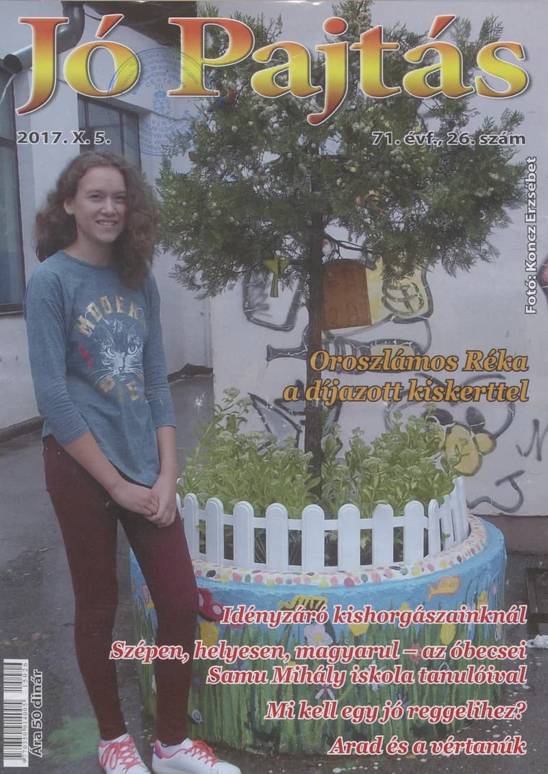 Jó Pajtás, 71. évf. 2017. október 5. 26. sz.