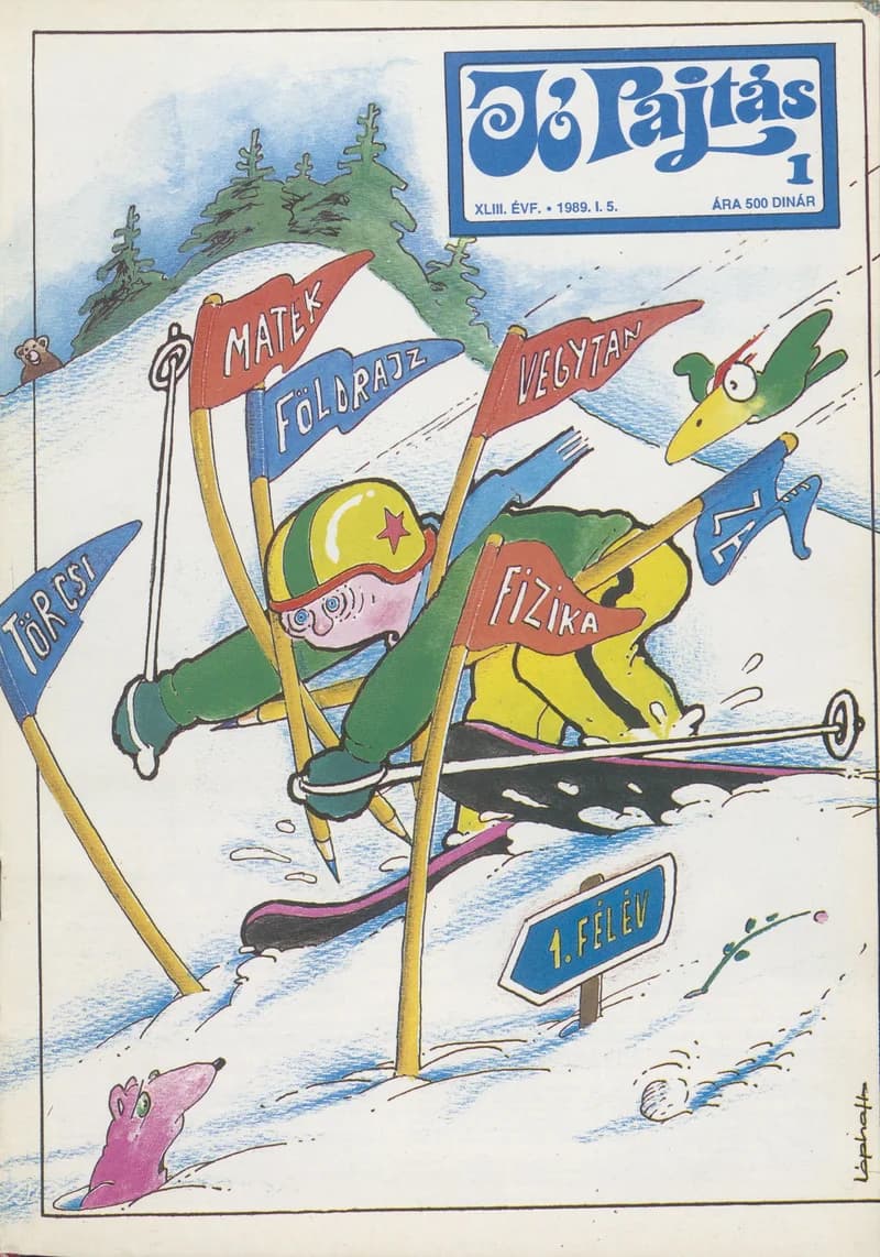Jó Pajtás, 43. évf. 1989. január 5. 1. sz.
