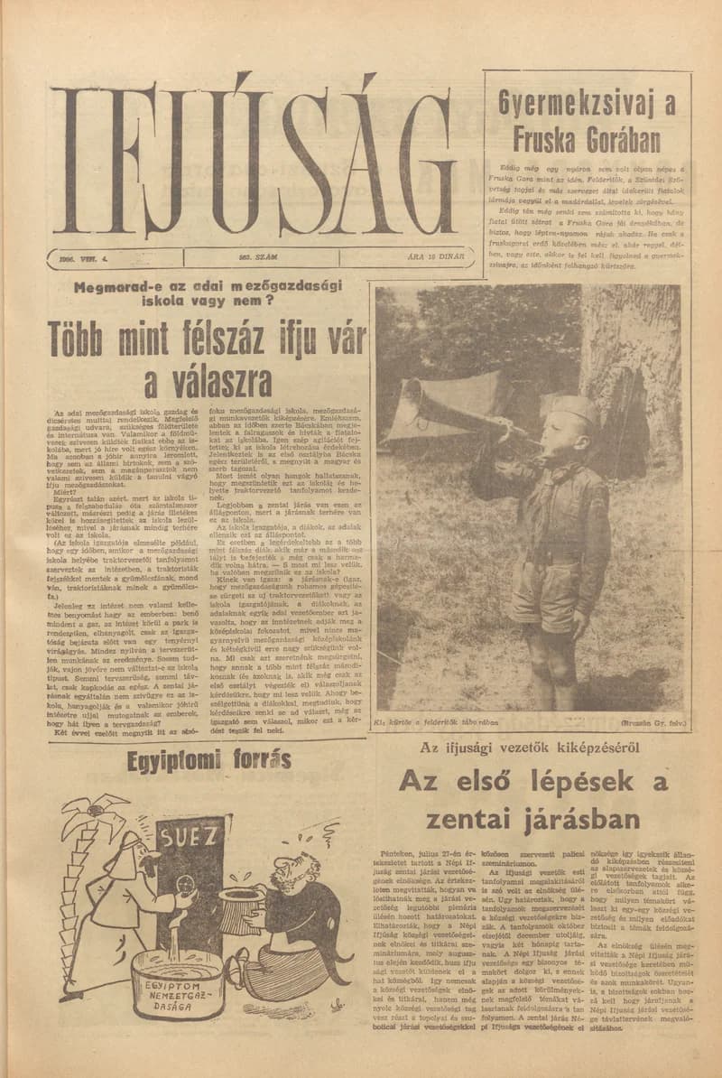 Ifjúság, 12. évf. 1956. augusztus 4. 563. sz.