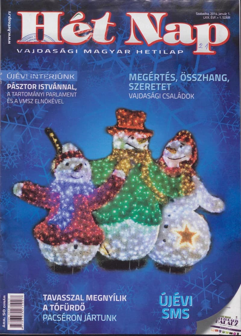7 Nap, 69. évf. 2014. január 1. 1. sz.