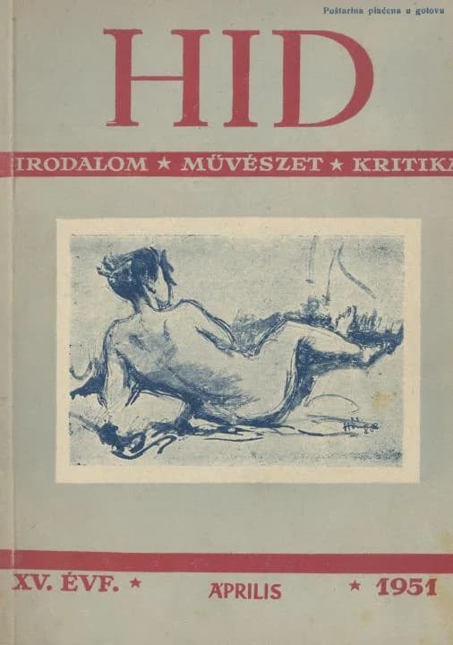 Híd, 15. évf. 1951. április. 4. sz. 191–288. oldal