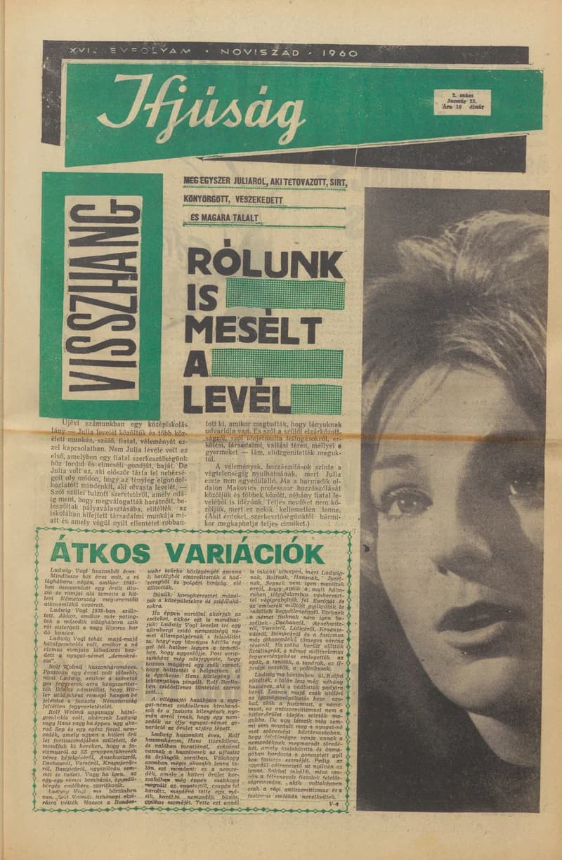 Ifjúság, 16. évf. 1960. január 13. 3. sz.