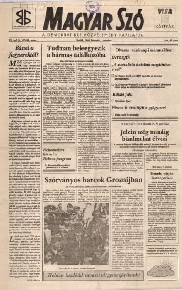 Magyar Szó, 52. évf. 1995. február 11. 34. sz. 1–16. oldal