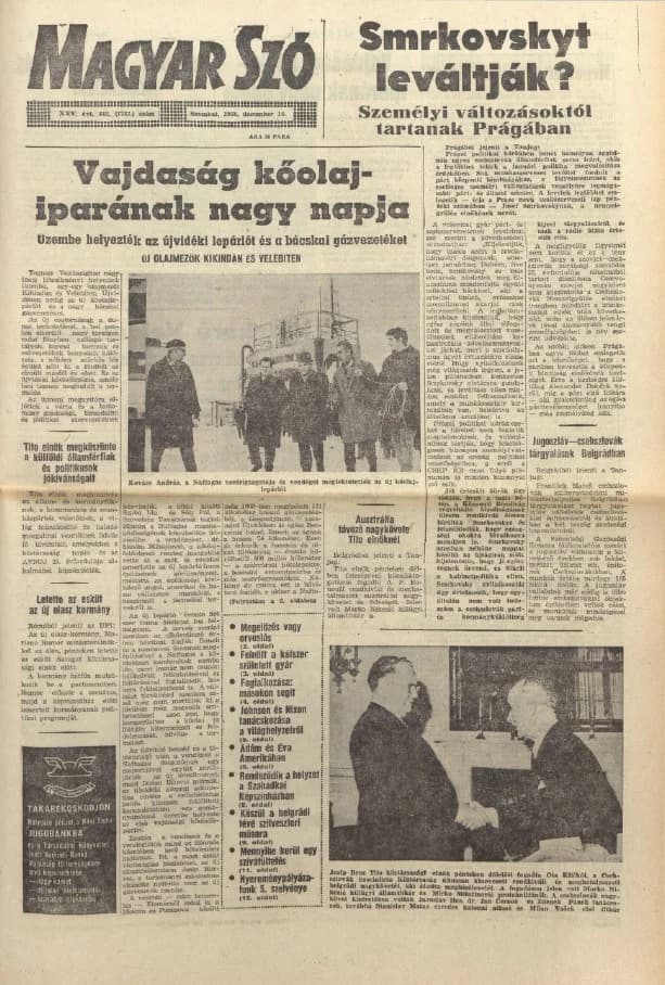 Magyar Szó, 25. évf. 1968. december 14. 343. sz. 1–20. oldal