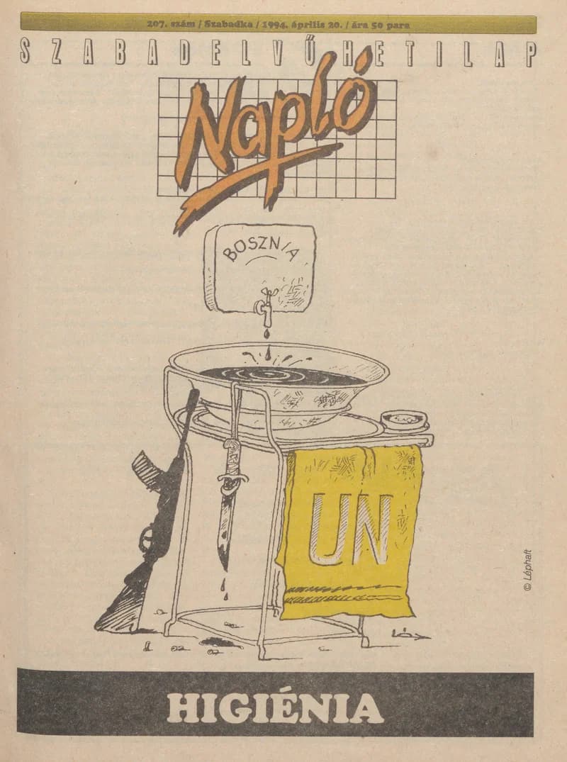 Napló - Szabadelvű hetilap, 5. évf. 1994. április 20. 207. sz.