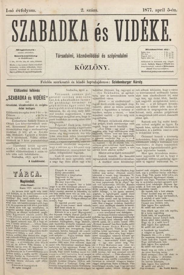 Szabadka és vidéke