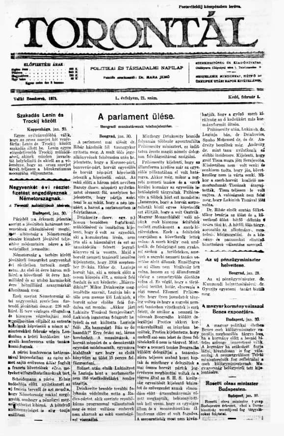 Torontál, 50. évf. 1921. február 1. 21. sz.