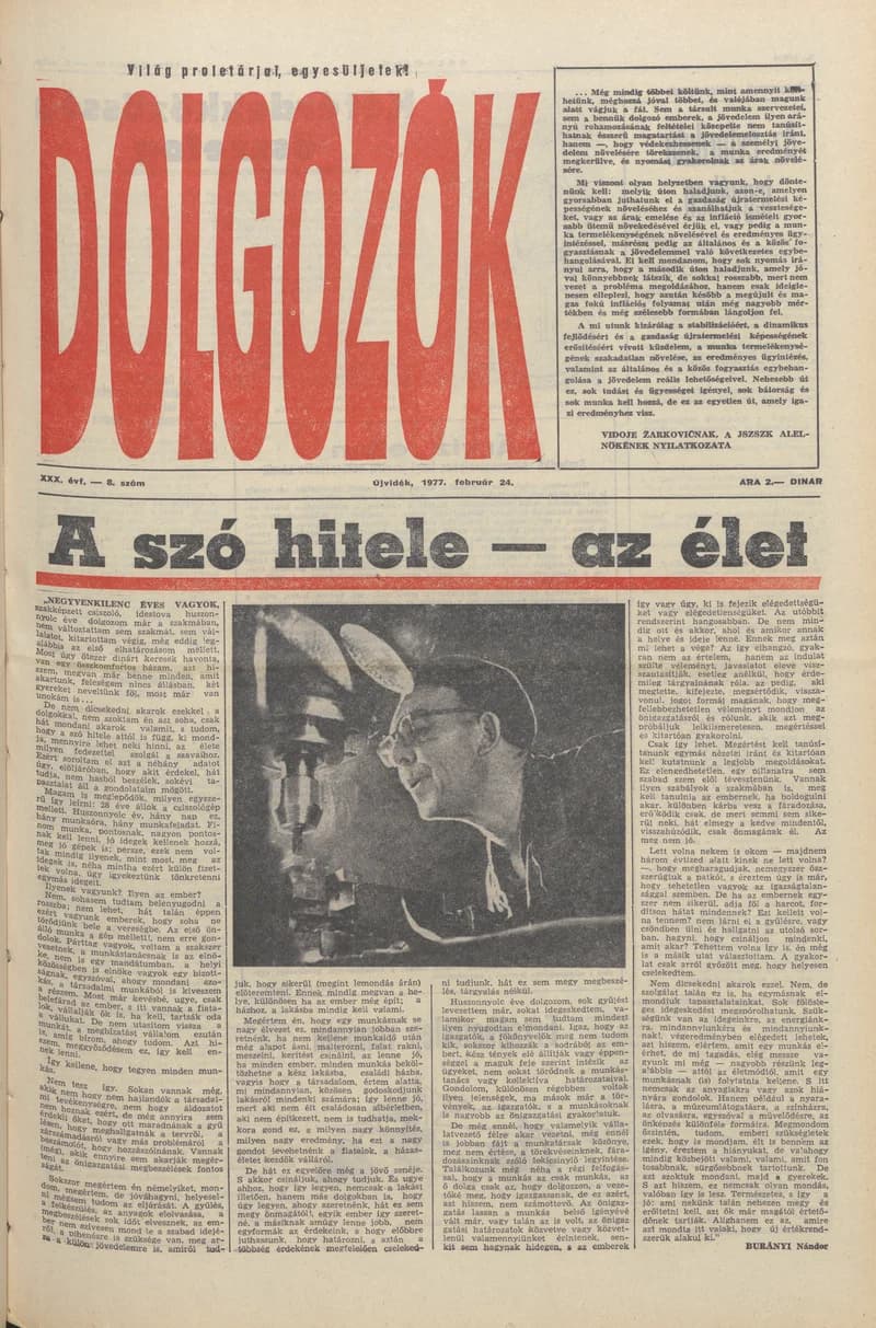 Dolgozók, 31. évf. 1977. február 24. 8. sz.