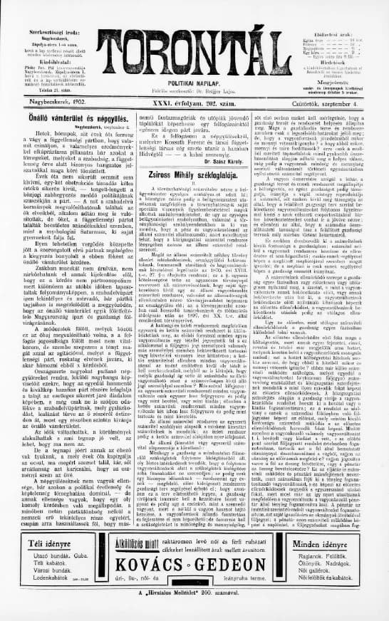 Torontál, 31. évf. 1902. szeptember 4. 202. sz.