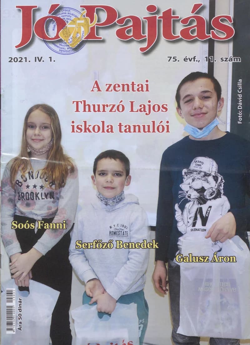 Jó Pajtás, 75. évf. 2021. április 1. 11. sz.