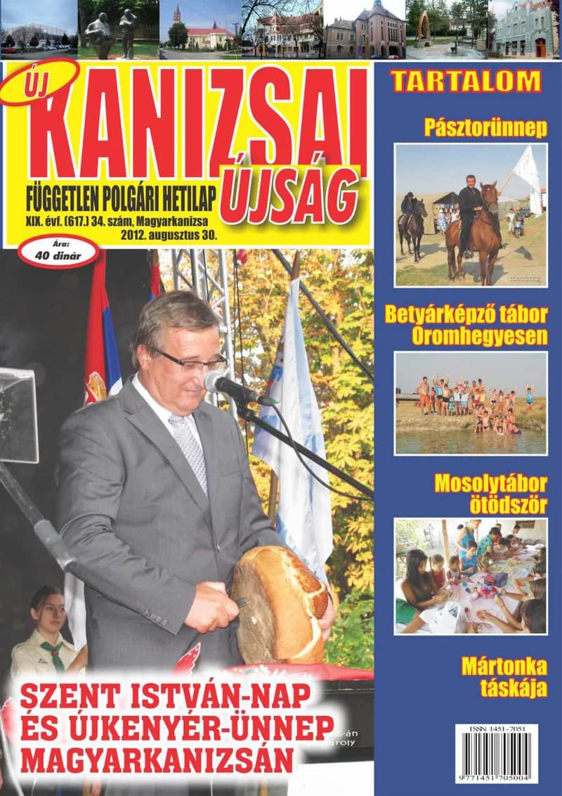 Új Kanizsai Újság, 19. évf. 2012. augusztus 30. 34. sz.