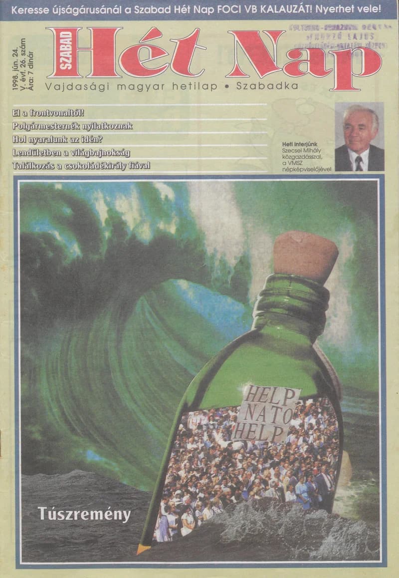 Szabad Hét Nap, 5. évf. 1998. június 24. 26. sz.