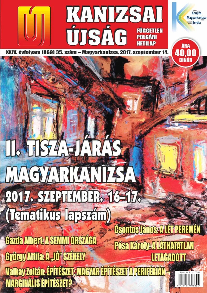 Új Kanizsai Újság, 24. évf. 2017. szeptember 14. 35. sz.