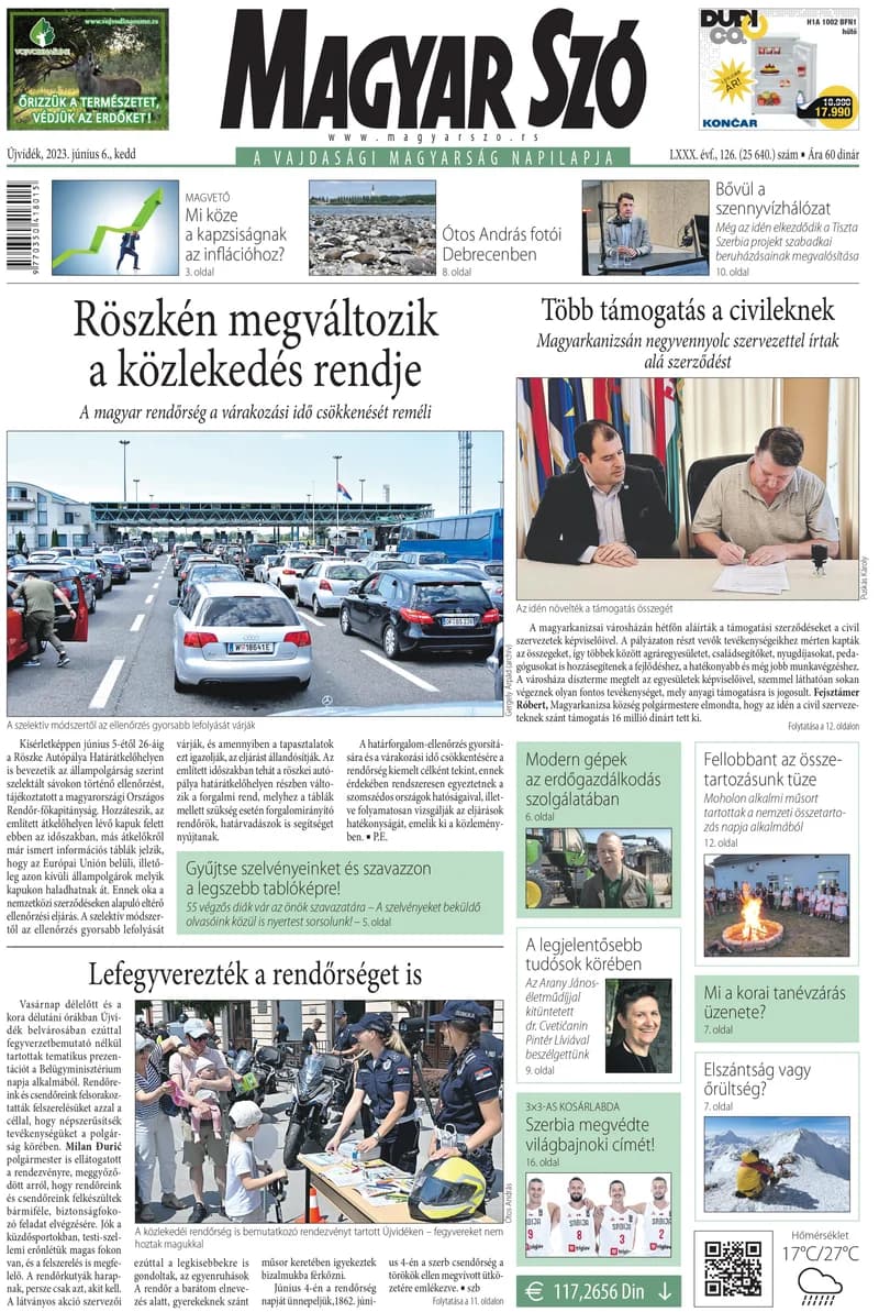 Magyar Szó, 80. évf. 2023. június 6. 126. sz. 1–20. oldal