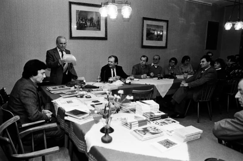 NSZK - Stuttgartban  Göncz Jánosnál