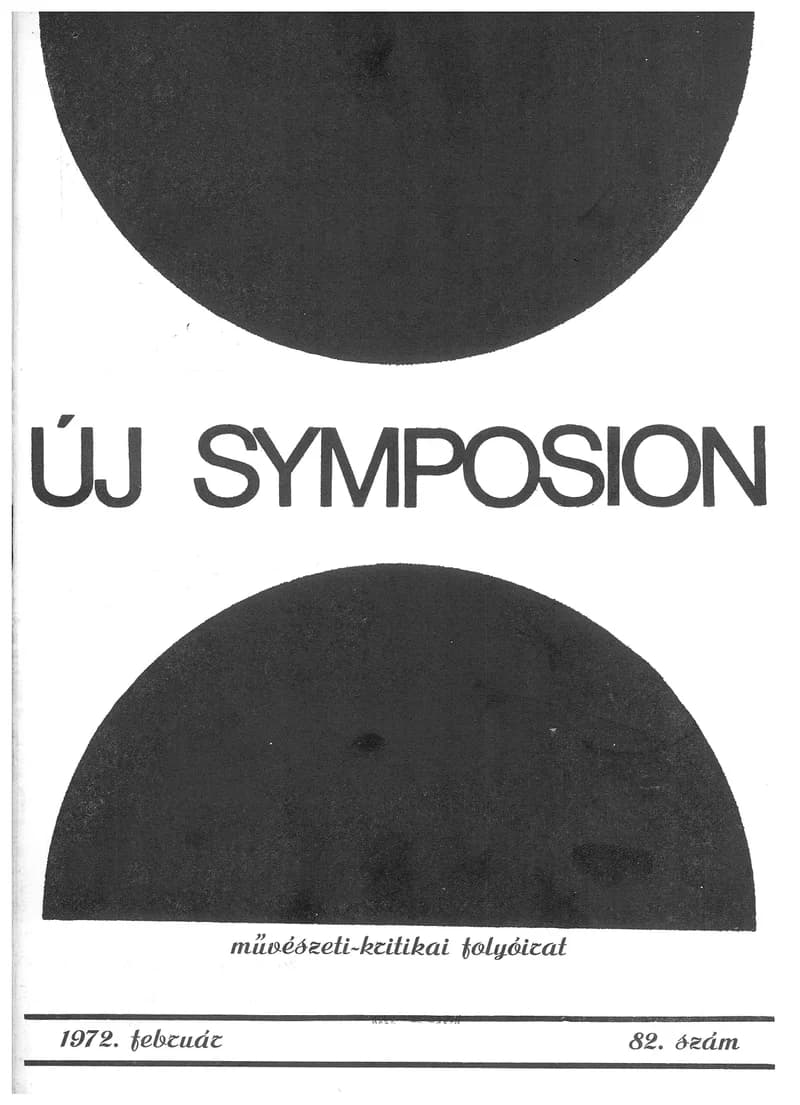 Új Symposion, 8. évf. 1972. február. 82. sz. 53–105. oldal
