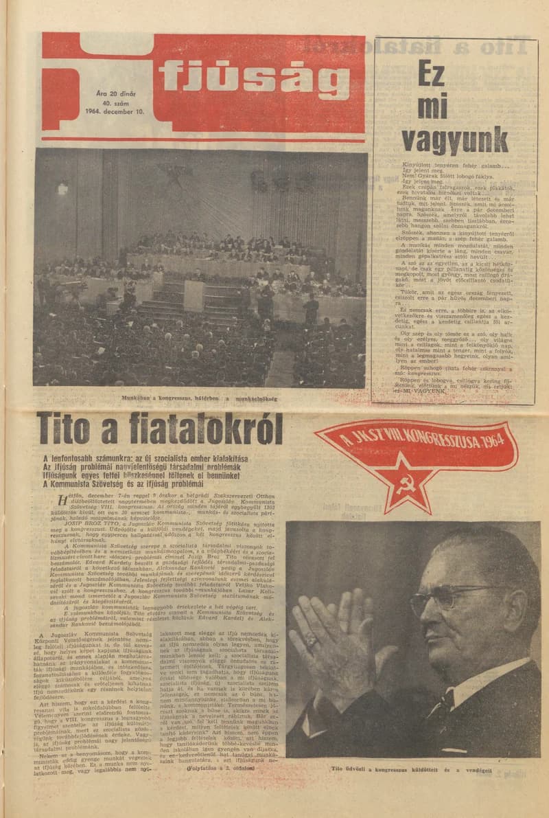 Ifjúság, 20. évf. 1964. december 10. 40. sz.