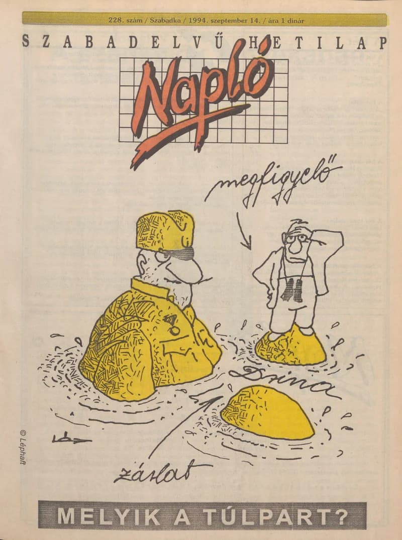 Napló - Szabadelvű hetilap, 5. évf. 1994. szeptember 14. 228. sz.