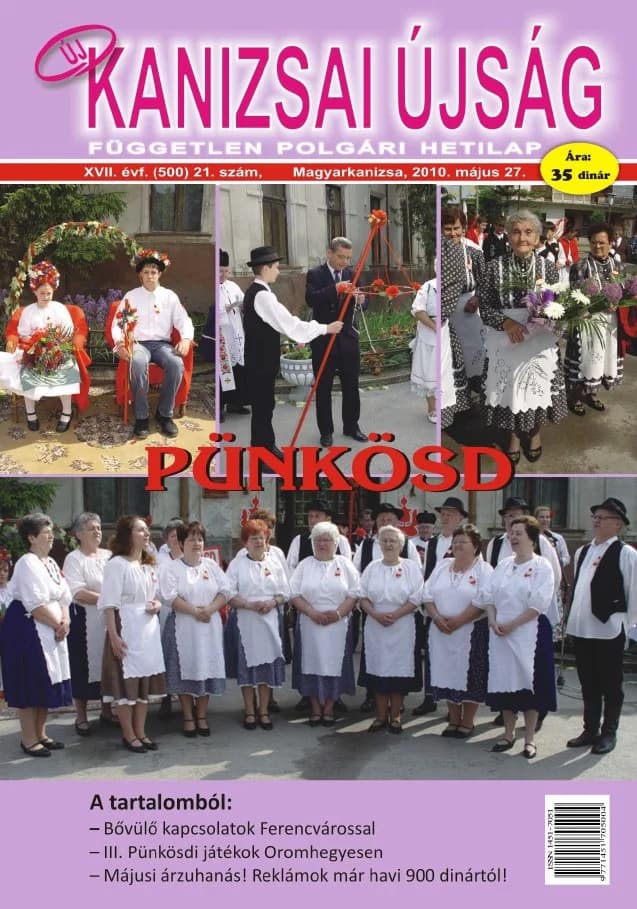 Új Kanizsai Újság, 17. évf. 2010. május 27. 21. sz.