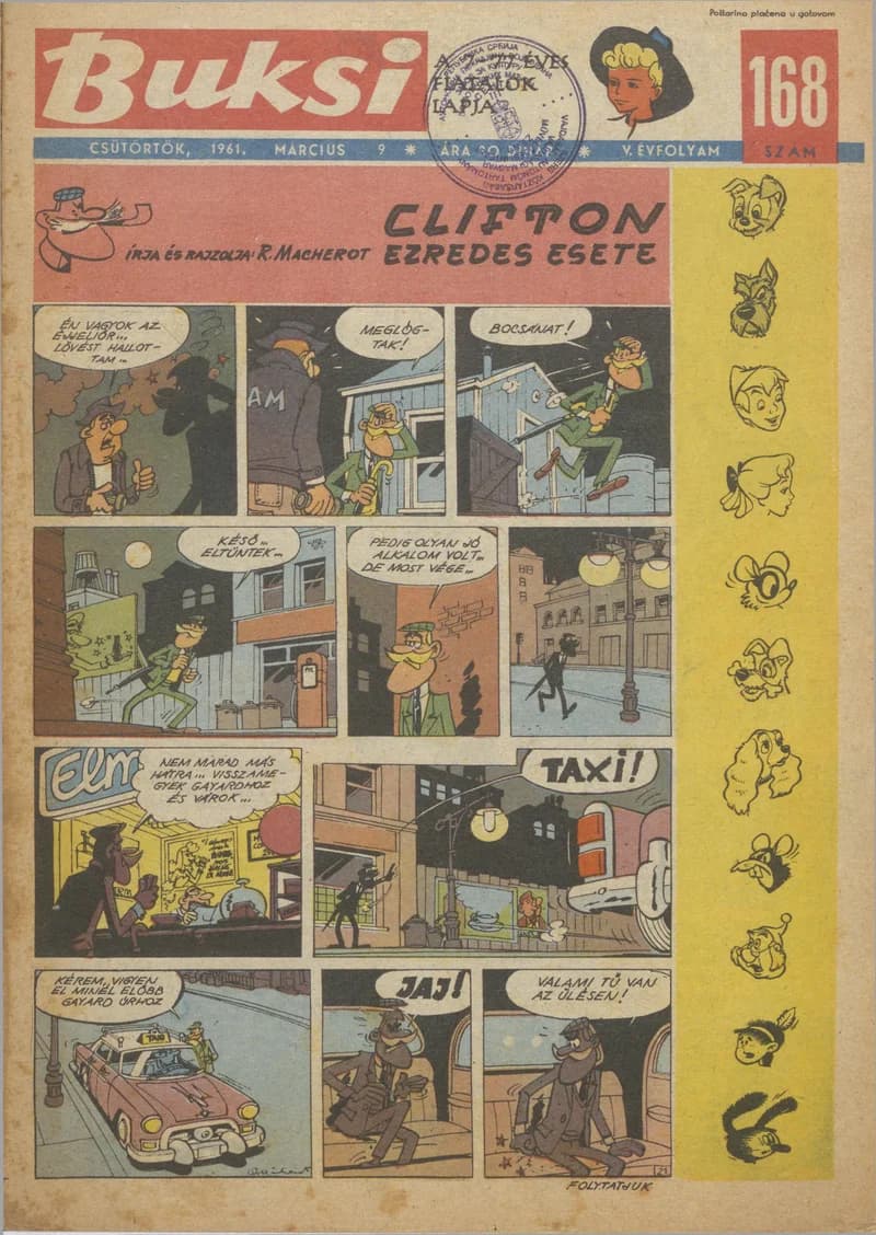 Buksi, 5. évf. 1961. március 9. 168. sz.