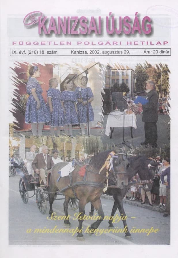 Új Kanizsai Újság, 9. évf. 2002. augusztus 29. 18. sz.