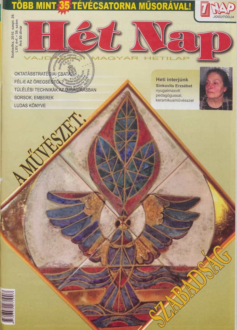 7 Nap, 65. évf. 2010. szeptember 29. 39. sz.