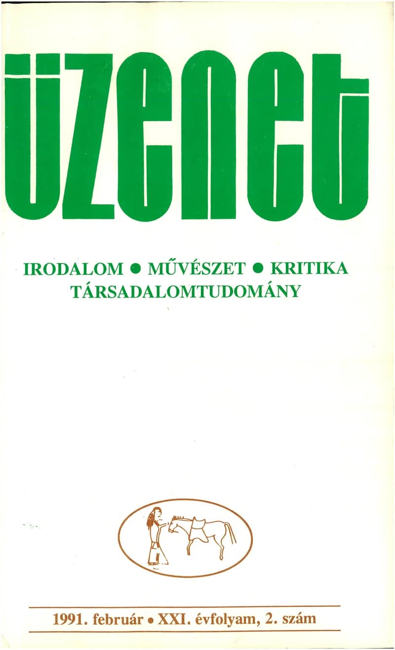 Üzenet, 21. évf. 1991. február. 2. sz. 85–180. oldal