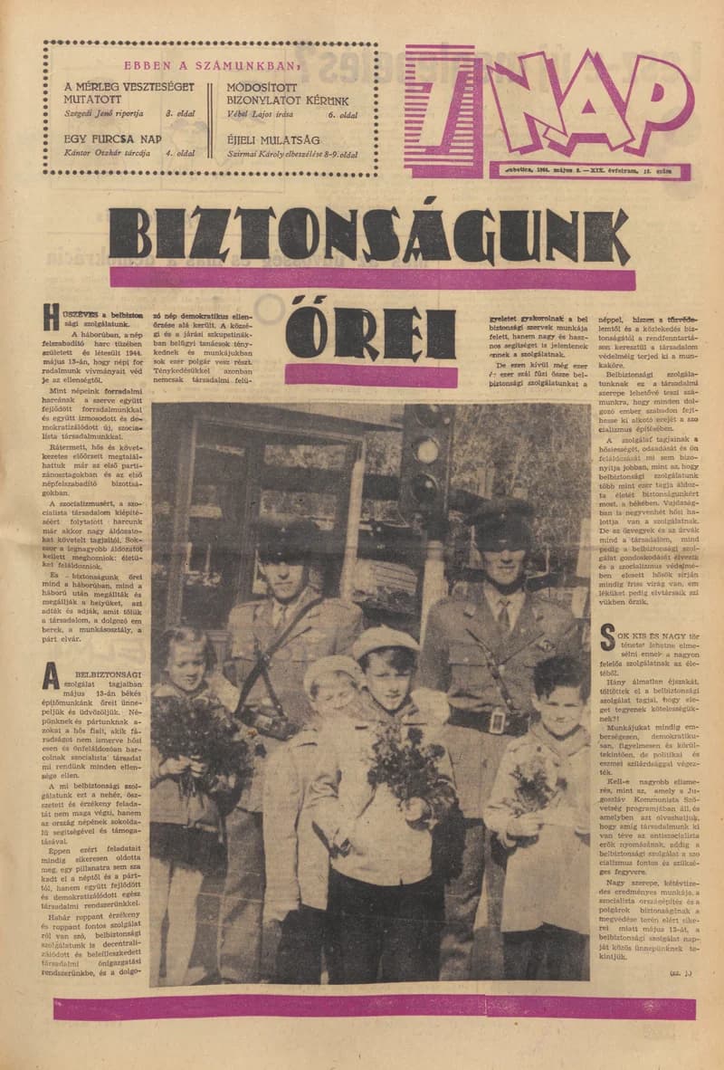 7 Nap, 19. évf. 1964. május 8. 18. sz. 1–20. oldal
