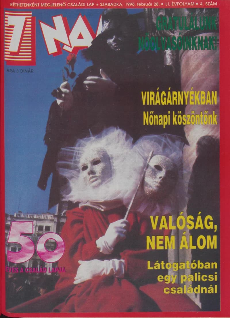 7 Nap, 51. évf. 1996. február 28. 4. sz. 1–52. oldal