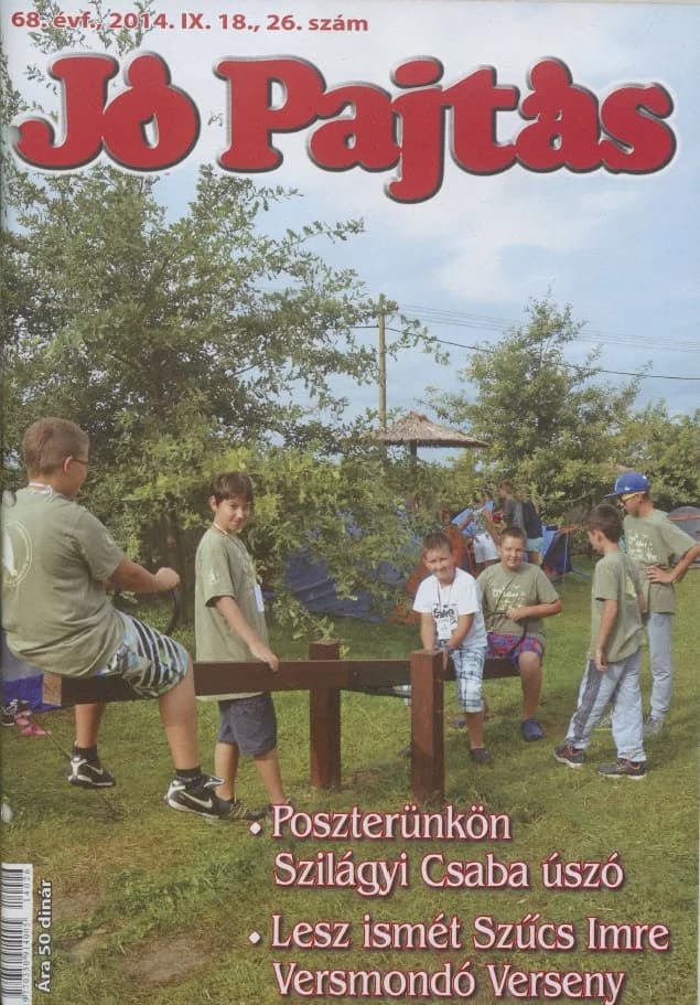 Jó Pajtás, 68. évf. 2014. szeptember 18. 26. sz.