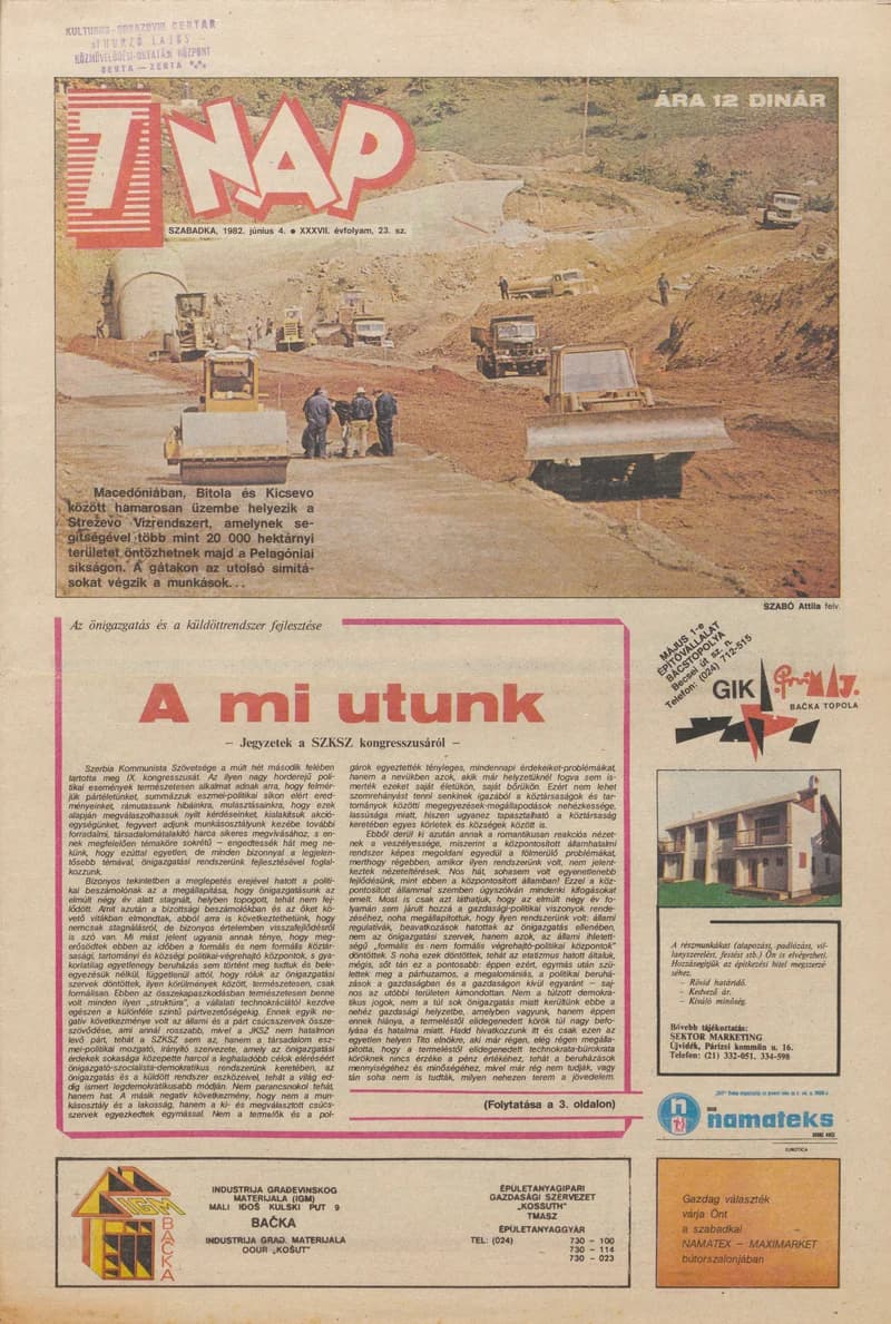 7 Nap, 37. évf. 1982. június 4. 23. sz. 1–16. oldal