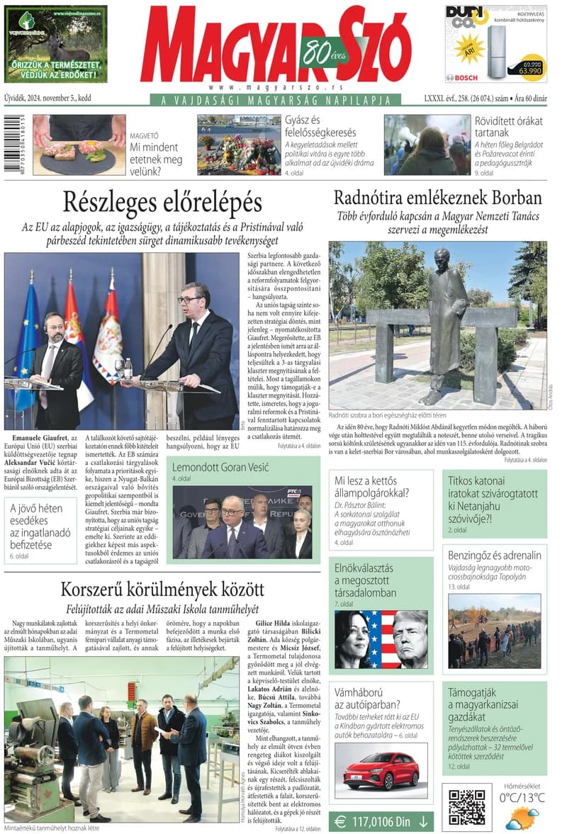 Magyar Szó, 81. évf. 2024. november 5. 258. sz. 1–20. oldal