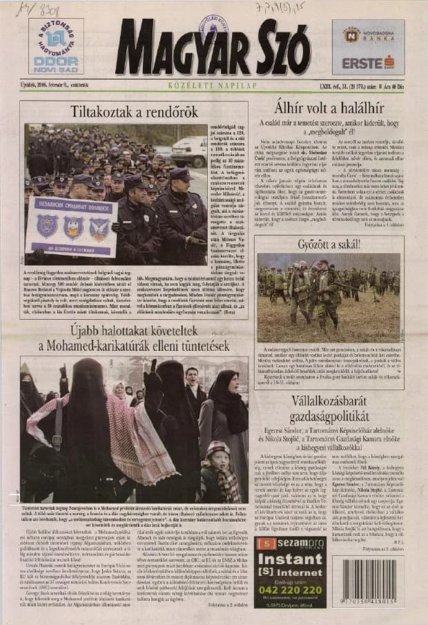 Magyar Szó, 63. évf. 2006. február 9. 31. sz. 1–20. oldal