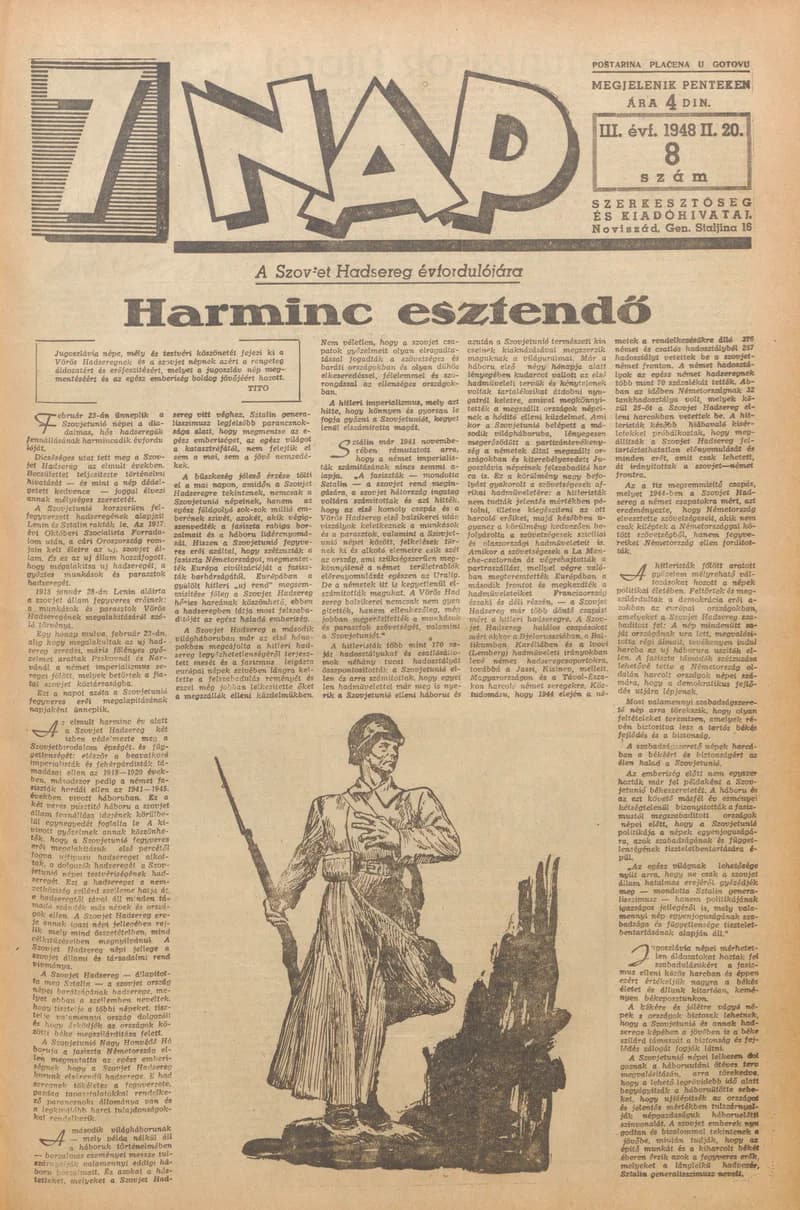 7 Nap, 3. évf. 1948. február 20. 8. sz. 1–10. oldal