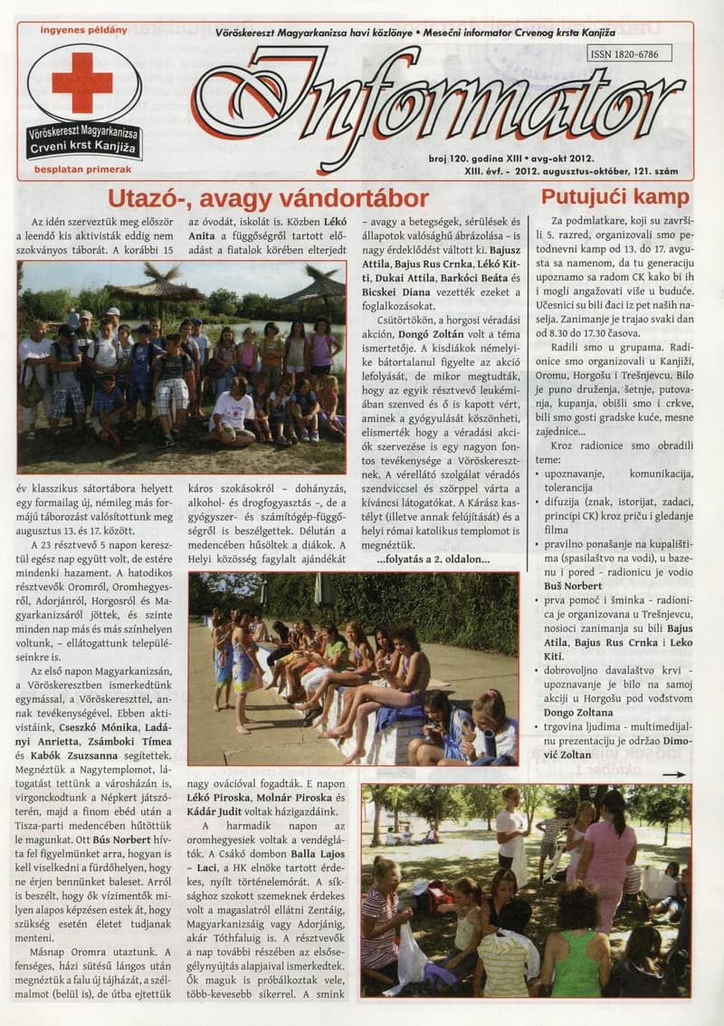 Informator, 13. évf. 2012. augusztus 1. – október 1. 121. sz.