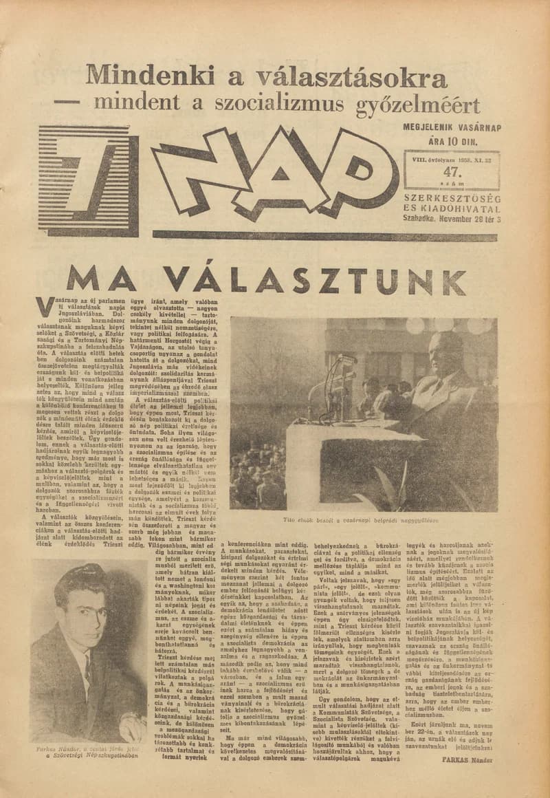 7 Nap, 8. évf. 1953. november 22. 47. sz. 1–16. oldal