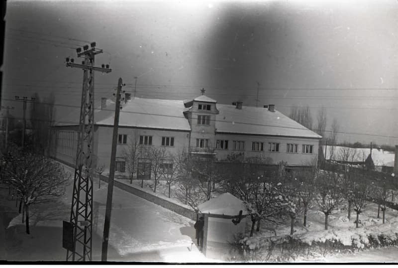 Martonos központja télen