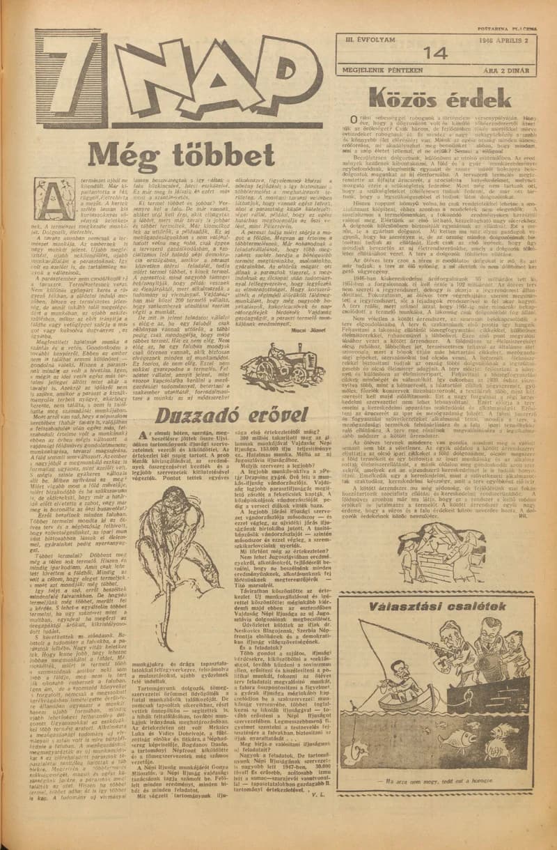 7 Nap, 3. évf. 1948. április 2. 14. sz. 1–4. oldal