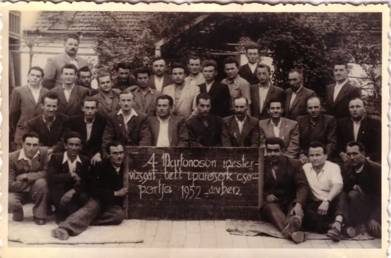 Vizsgát tett iparosok