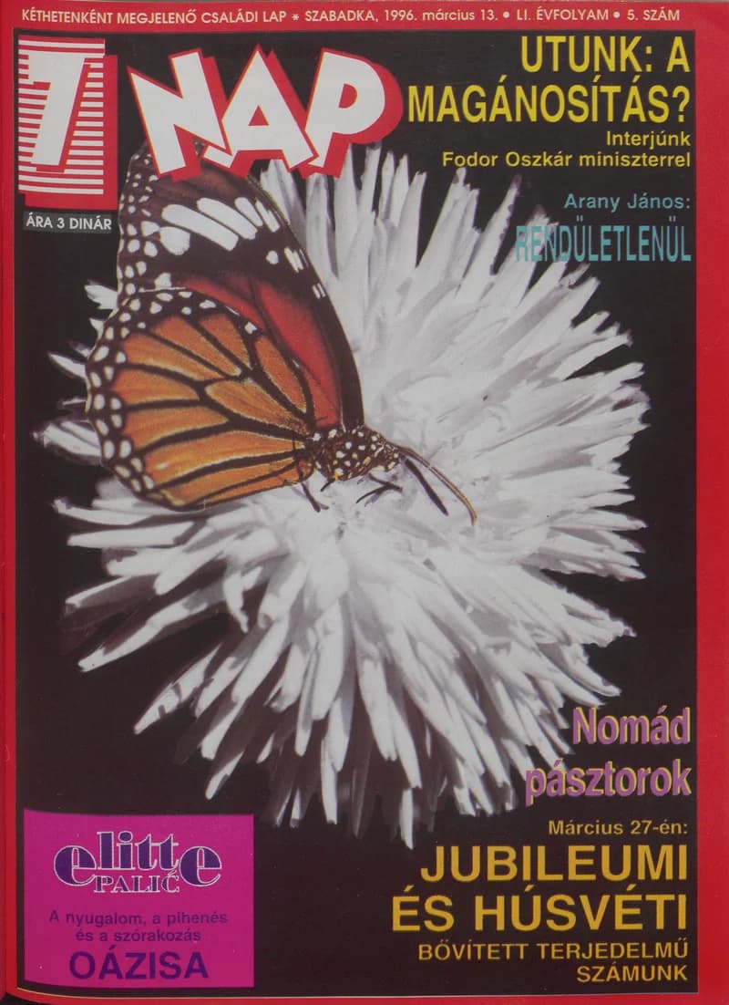 7 Nap, 51. évf. 1996. március 13. 5. sz. 1–52. oldal