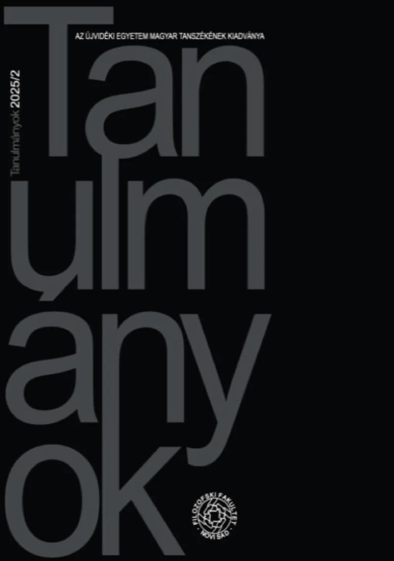 Tanulmányok, 55. évf. 2025. 2. sz.
