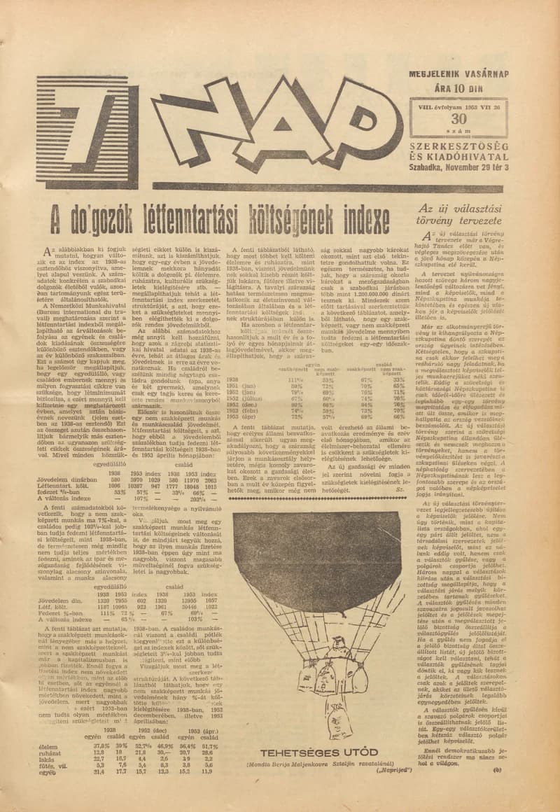 7 Nap, 8. évf. 1953. július 26. 30. sz. 1–16. oldal