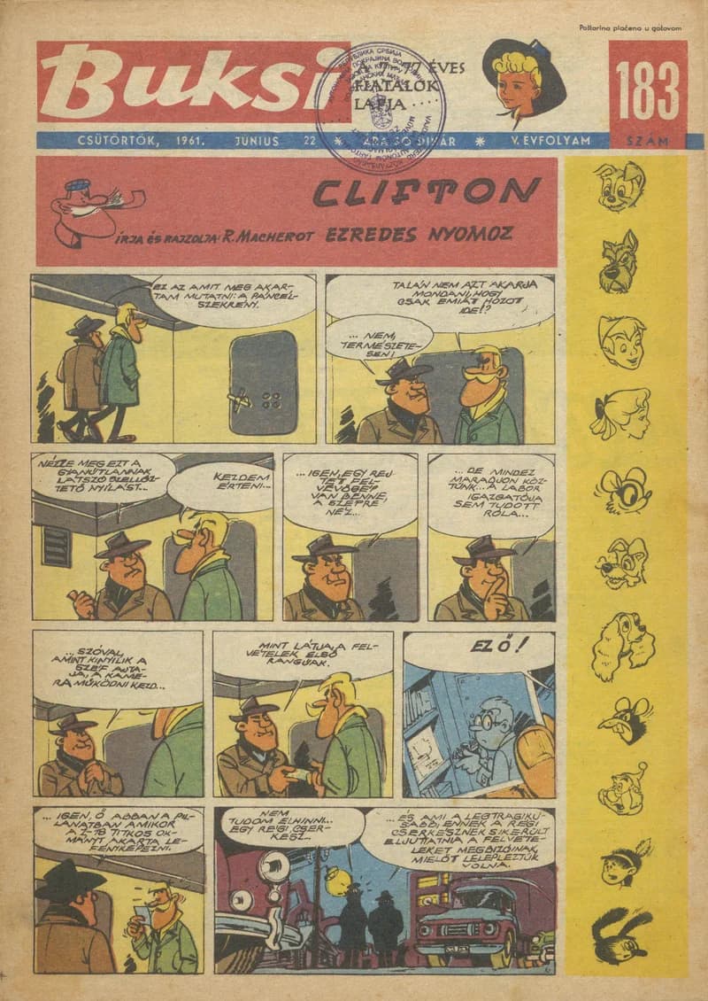 Buksi, 5. évf. 1961. június 22. 183. sz.