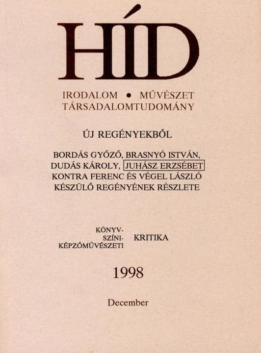 Híd, 62. évf. 1998. december. 12. sz. 929–1028. oldal