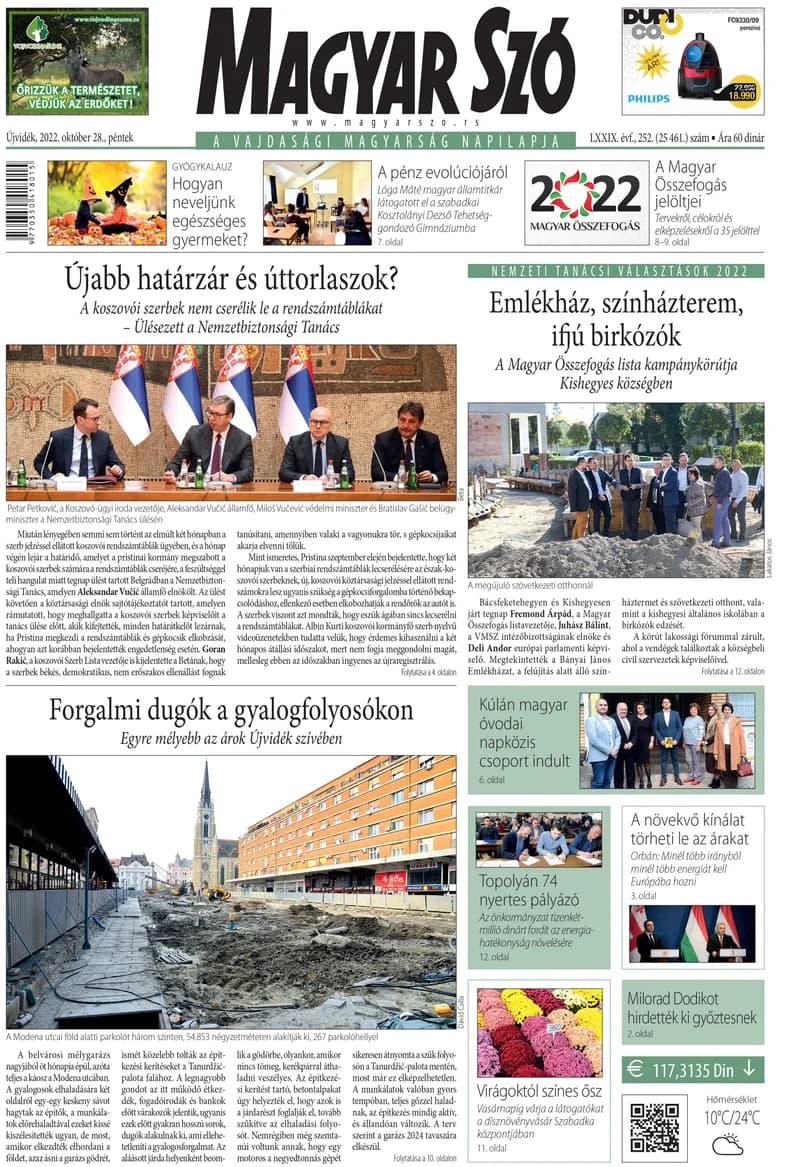 Magyar Szó, 79. évf. 2022. október 28. 252. sz. 1–16. oldal