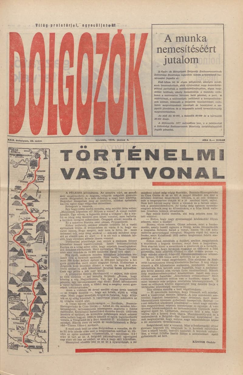 Dolgozók, 30. évf. 1976. június 4. 22. sz.